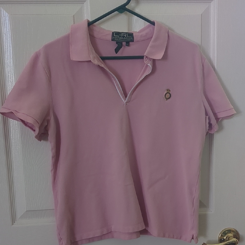 Pink Polo Shirt by LRL